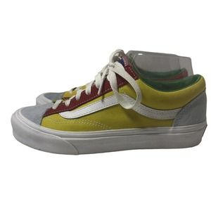 Vans Yacht Club Old Skool Color Block Low Top Lace-Up Skate Shoes Canvas Women 7